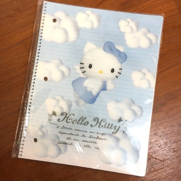 SANRIO Hello Kitty Wirebound Notebook NWT VTG - Picture 2 of 12